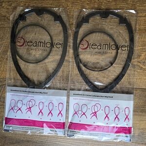 Black Collapsible Wig Stand